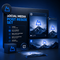 Social Media Post Resize Set