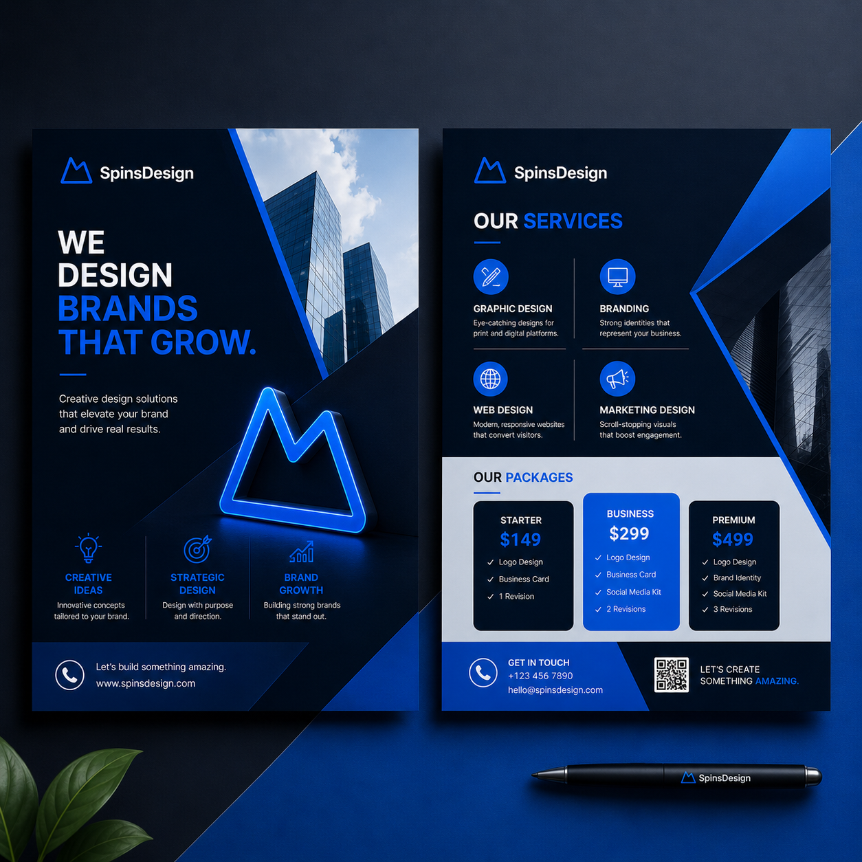 Two-Sided Flyer Design